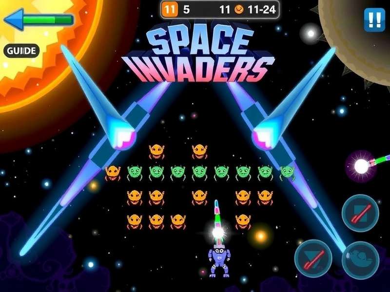 Cosmic Space Invaders Features Showcase