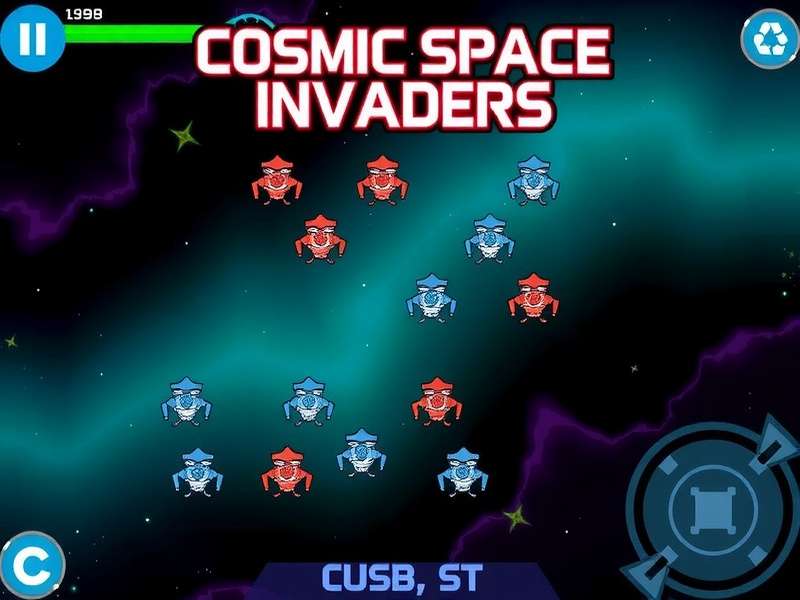 Cosmic Space Invaders Game Screenshot